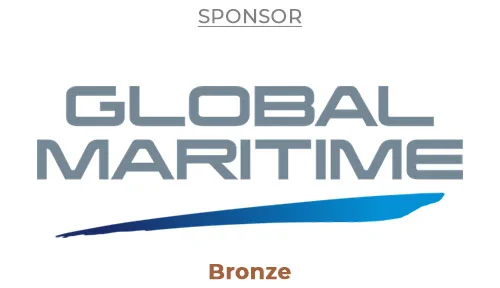 Global maritime Logo - Bronze Sponsor WAES2025